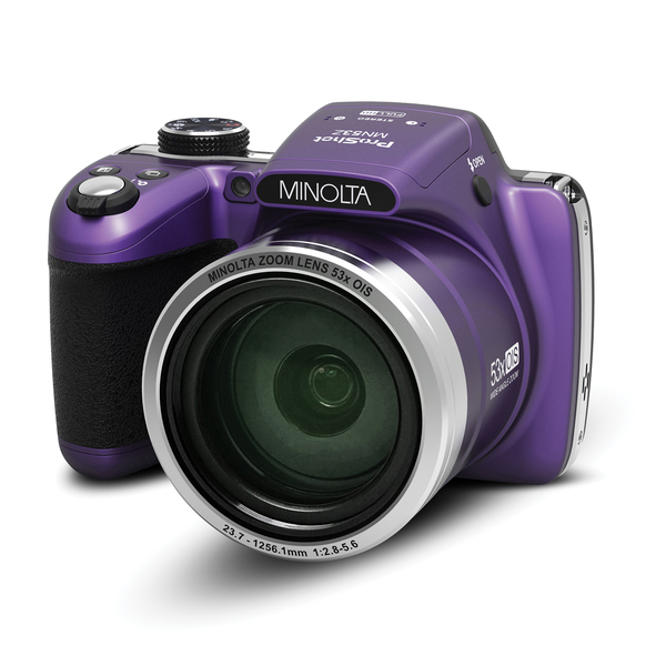 Minolta MN53Z-P 16.0-Megapixel 53x Zoom Bridge Camera (Purple)