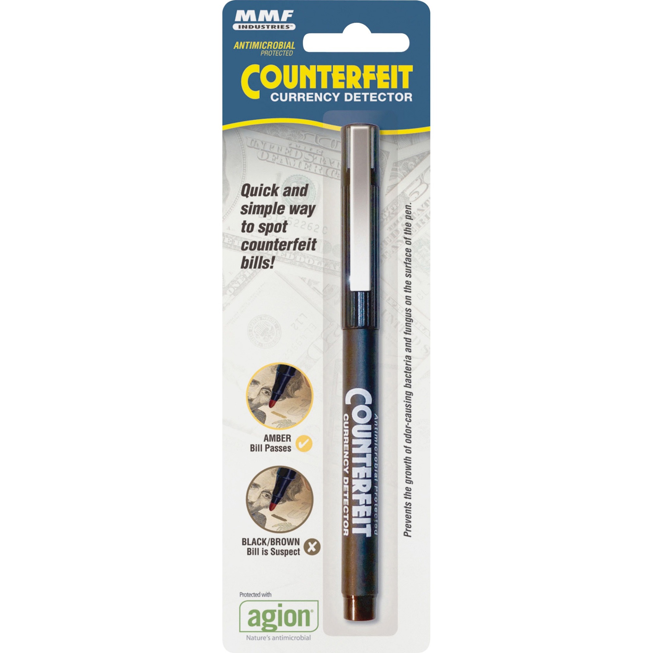 Counterfeit Currency Detector Pen, 12/Box