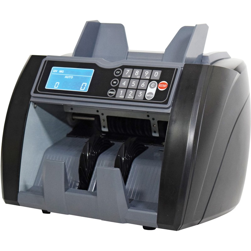 4820 Bill Counter with Counterfeit Detection, 1900 Bills/Min, Black