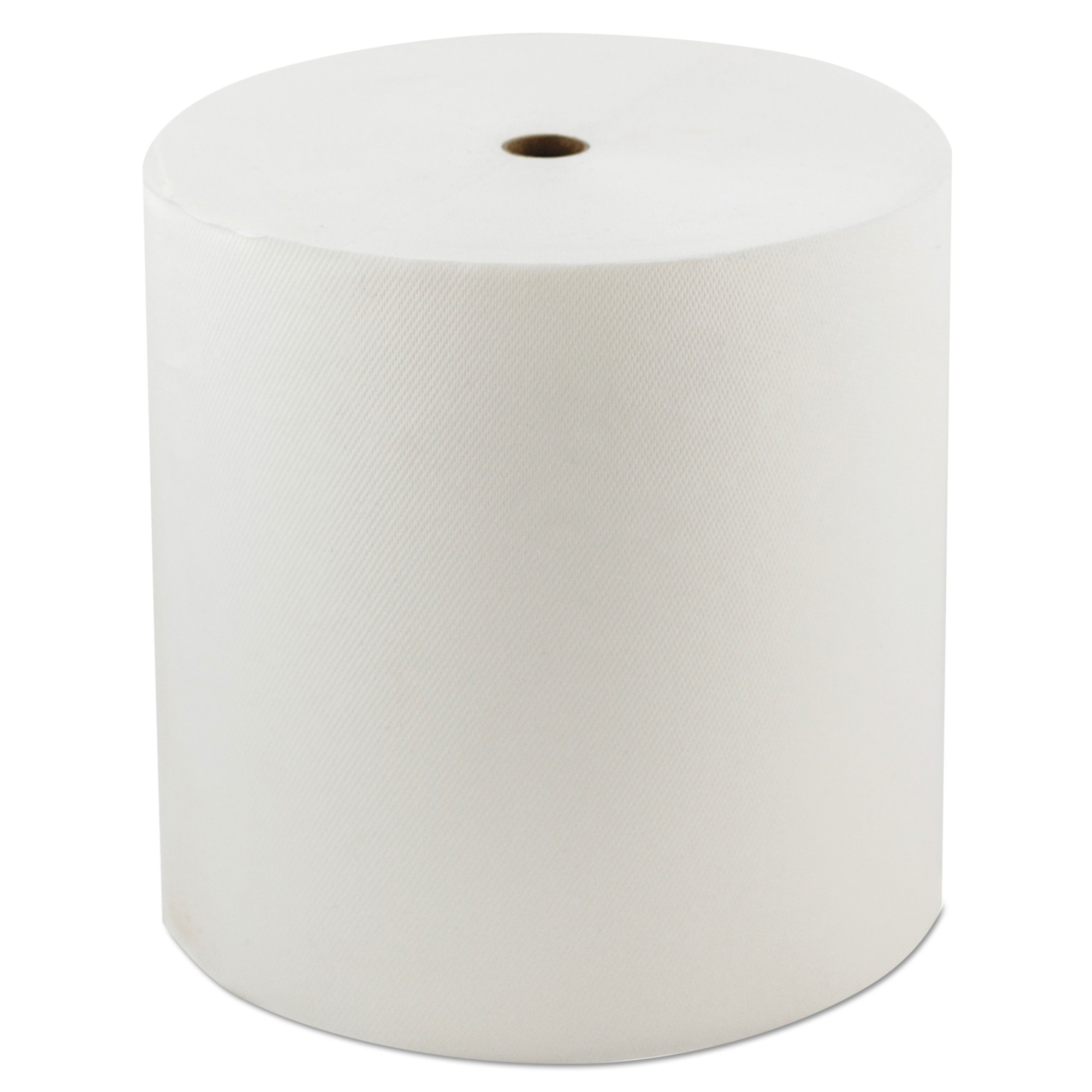 Hardwound Roll Towels, 1-Ply, 8" x 800 ft, White, 6/Carton