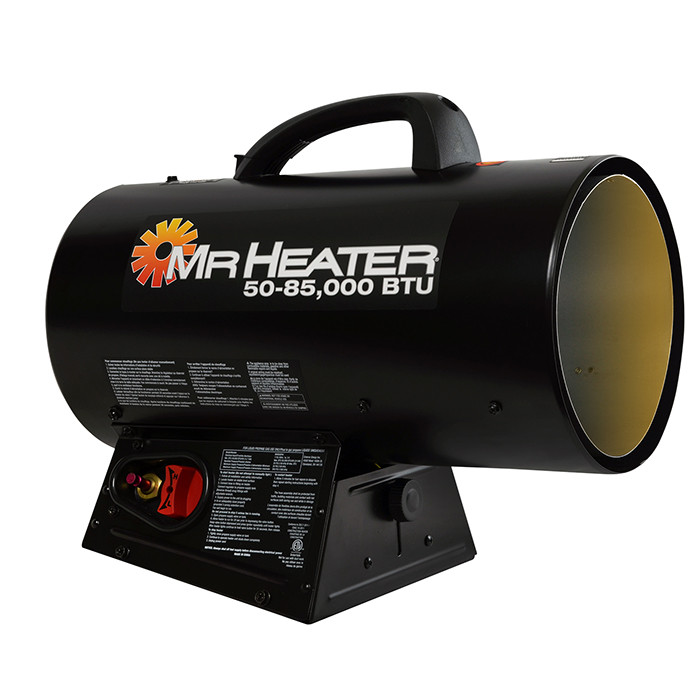 Mr Heater 50K - 85K BTU Forced Air Propane Heater with QBT