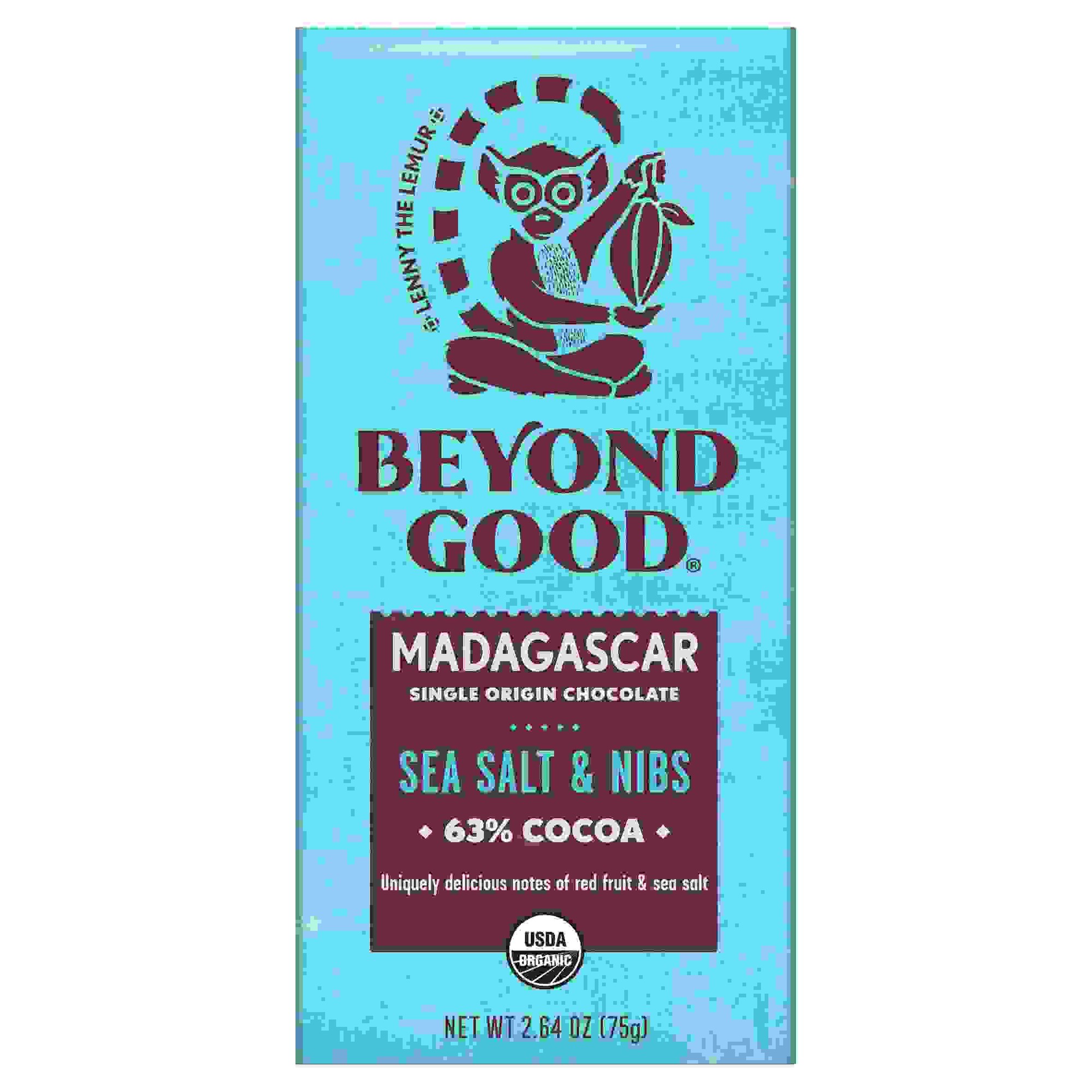 Madecasse 63% Cocoa SeaSalt Nibs (10x2.64OZ )