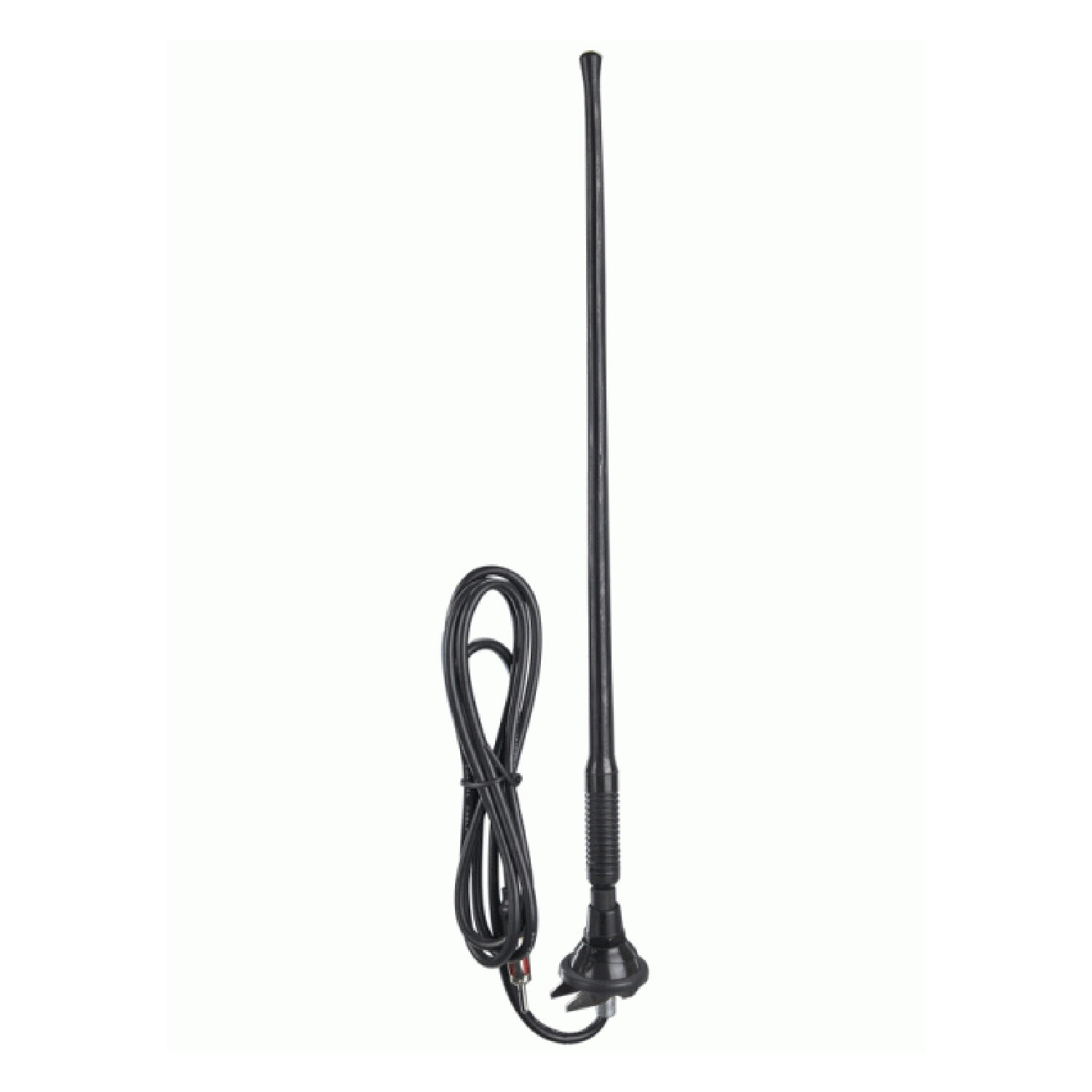 METRA 44UT06R UNIVERSAL TOP MOUNT 14" TALL BLACK RUBBER AM/FM ANTENNA WITH 54" CABLE