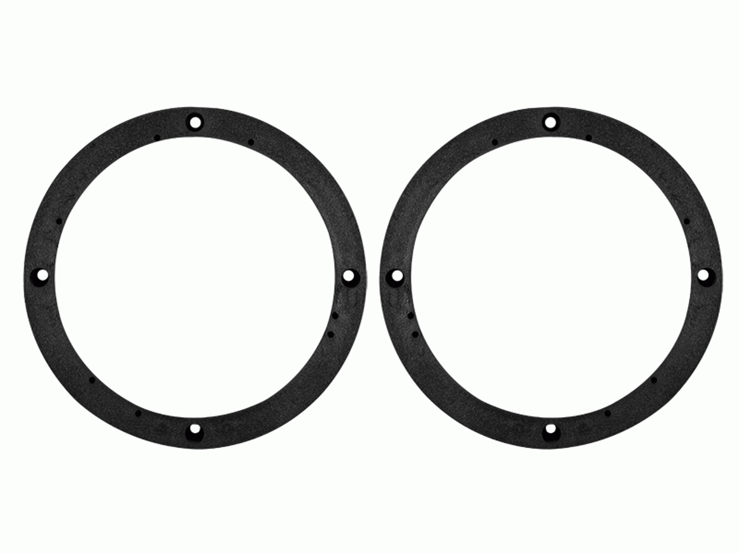 METRA - PAIR OF 1" UNIVERSAL SPEAKER SPACER RINGS FOR 5-1/4", 6" & 6-1/2" ROUND SPEAKERS, PROVIDES 1" EXTRA MOUNTING DEPTH