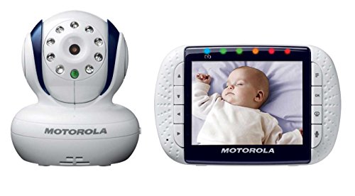 Motorola MBP34T Baby Monitor  Remote Rotate Movable Camera 3.5" Screen