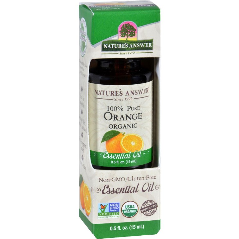 Nature's Answer - Organic Essential Oil - Orange - 0.5 oz. (1x.5 FZ)