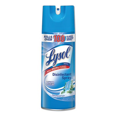 Disinfectant Spray, Spring Waterfall, Liquid, 12.5 oz. Aerosol Can