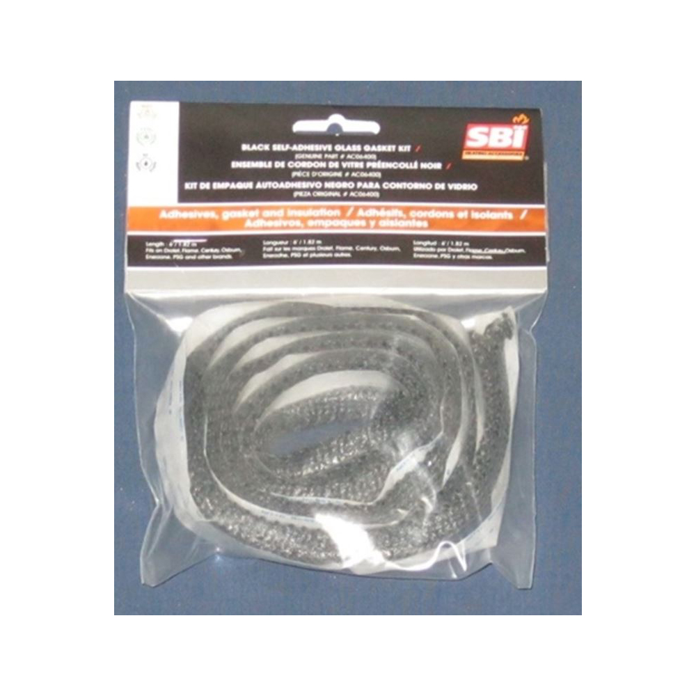 6' Glass Gasket Replacement Kit use with HES170 / HES240 / HEI170 / HEI240 / HE250R / HE275CF / HE325 / HE350 / ME300 - AC06400