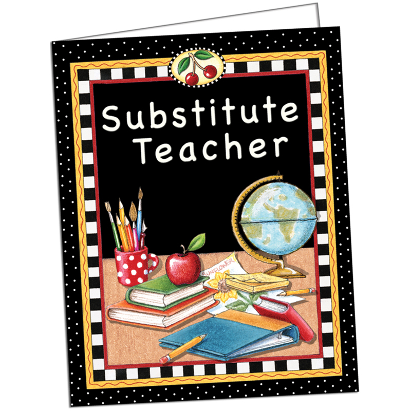 Mary Engelbreit Substitute Teacher Pocket Folder