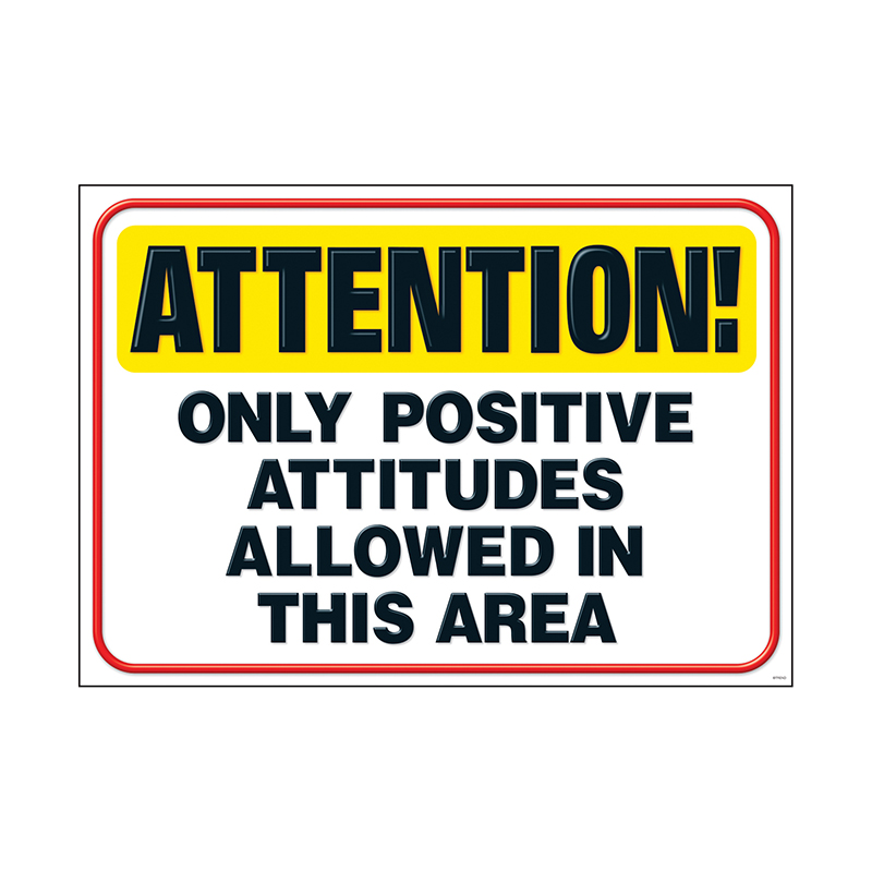 Attention! Only positive... ARGUS Poster, 13.375" x 19"