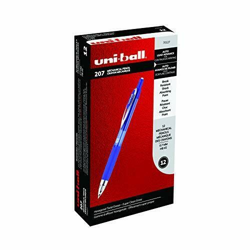 207 Mechanical Pencil, 0.7 mm, HB (#2), Black Lead, Blue Barrel, Dozen
