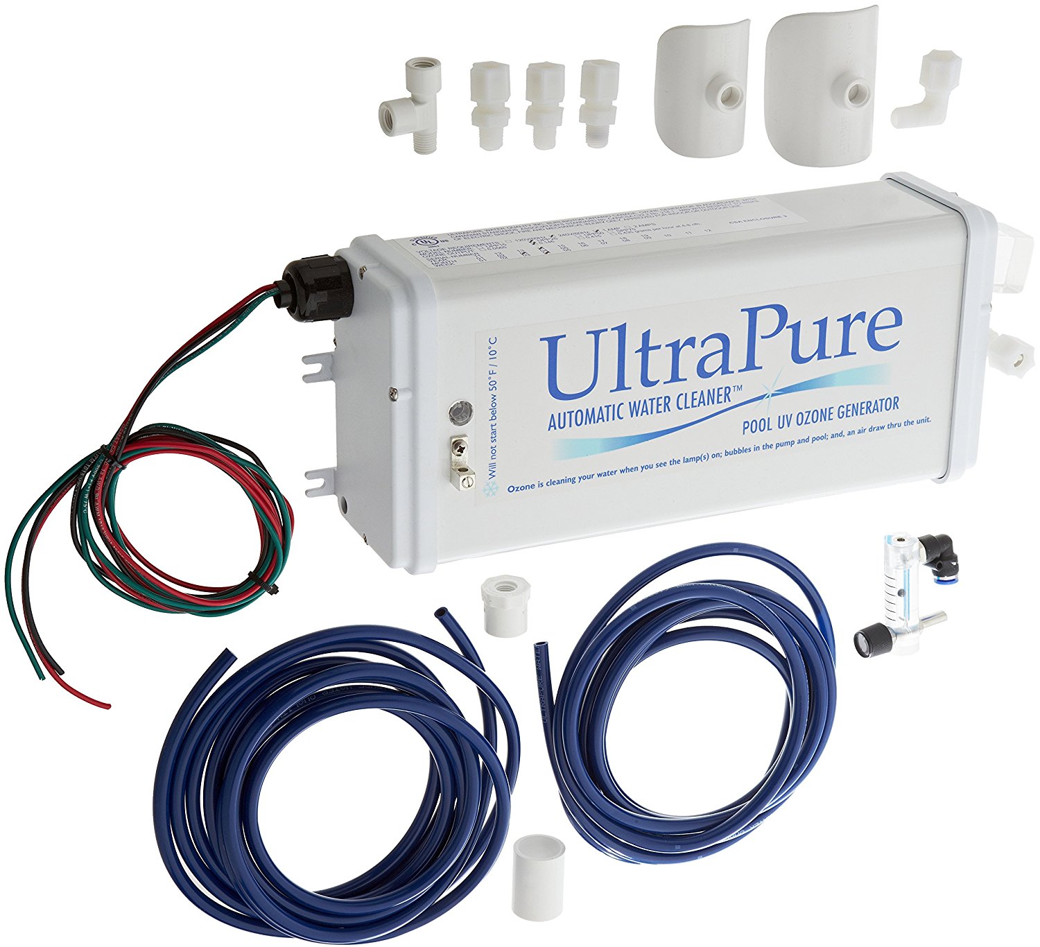 Ozonator, Pool, Ultrapure UPP25, 230V, Up to 25,000 Gallons, w/Installation Kit