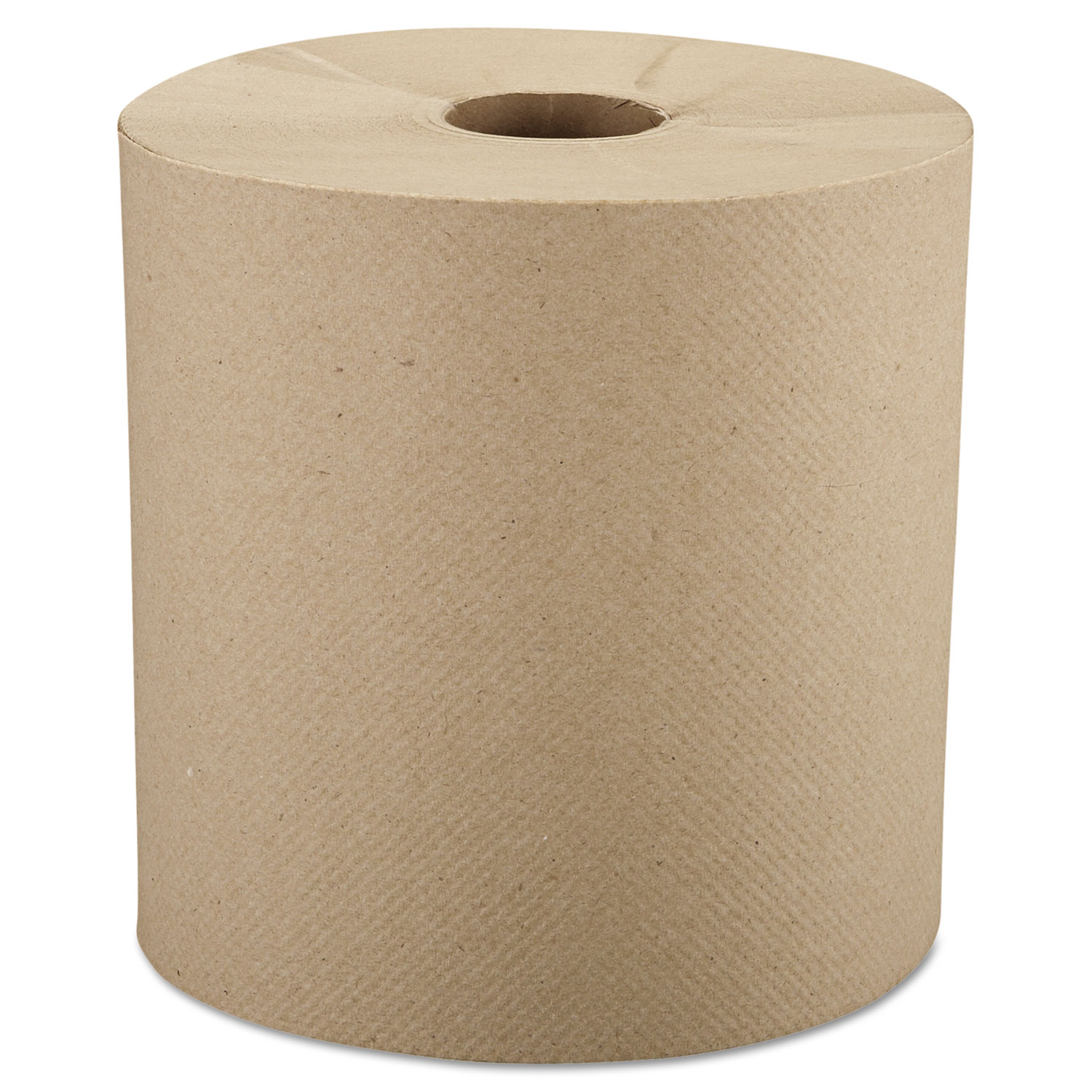 Nonperforated Roll Towels, 8" x 800ft, Brown, 6 Rolls/Carton