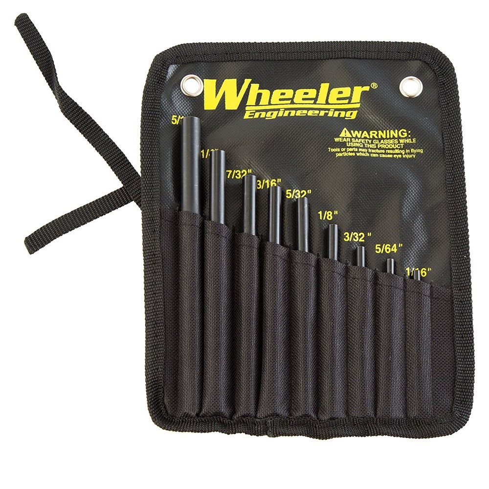 Wheeler Roll Pin Starter Punch Set - 9 Piece