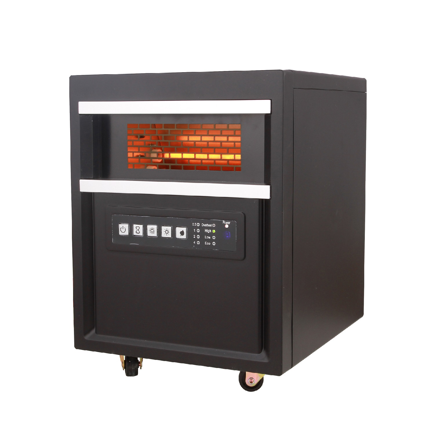 RC Infrared Quartz Heater Black