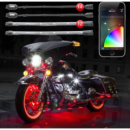 12X10 STRIP MILLION COLOR SMARTPHONE CNTRLLEDATV/MOTORCYCLE LED ACCENT LIGHT