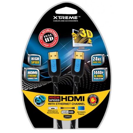 Xtreme 12'HDMI-HDMI Mesh Gold Plat C