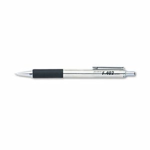 F-402 Ballpoint Retractable Pen, Black Ink, Fine