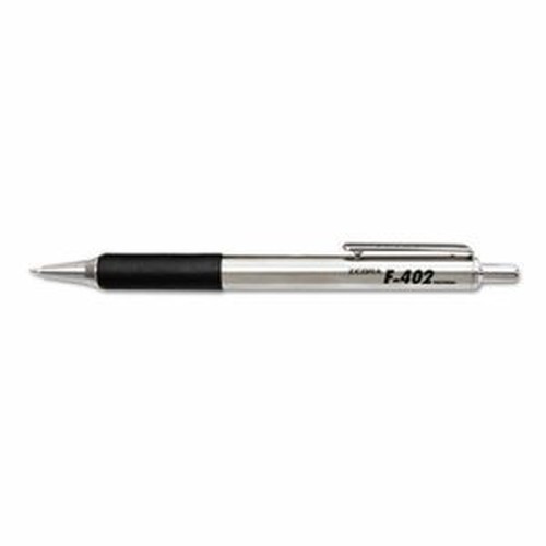 F-402 Ballpoint Retractable Pen, Black Ink, Fine, 2/Pack