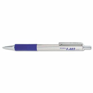 F-402 Ballpoint Retractable Pen, Blue Ink, Fine