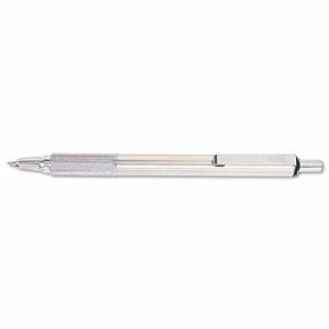 F-701 Retractable Ballpoint Pen, 0.7mm, Black Ink, Fine