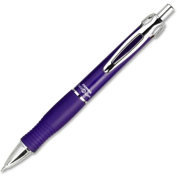 GR8 Retractable Gel Pen, Violet Ink, Medium, Dozen
