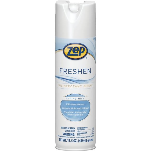 Freshen Disinfectant, Spring Mist, 15.5 oz Aerosol Can, 12/Carton