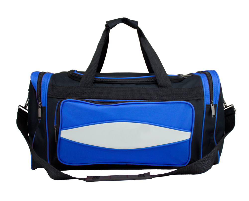 20 Inch Blue 600HD Tuff Cloth Canvas Duffel Bag