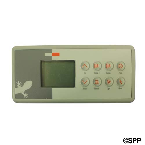Spaside Control, Gecko TSC-4, 8-Button, LCD, 10'Cable, 8 Pin JST Plug