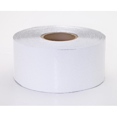 Engineering Grade Retro Reflective Adhesive Tape, 50 yds Length x 2&quot; Width, White